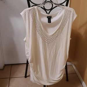 Off white dressy blouse